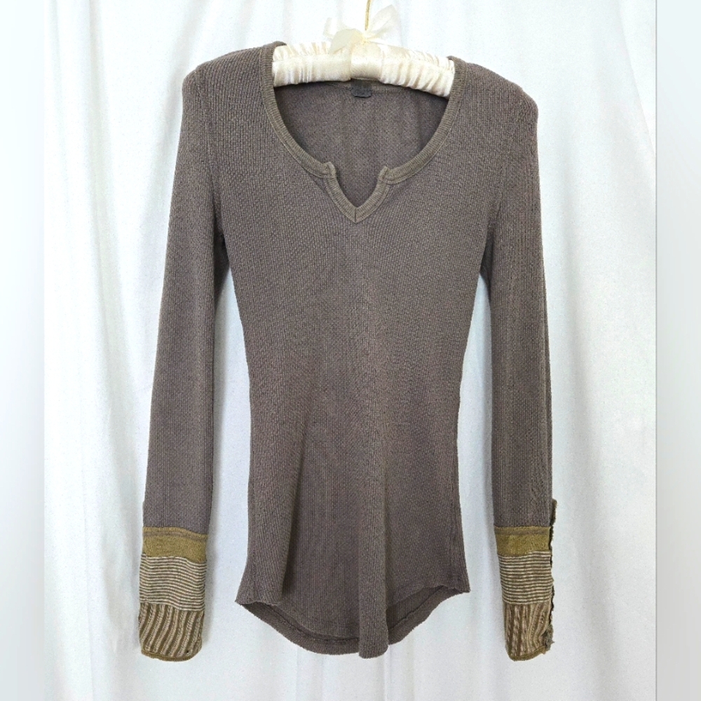 ( We The Free ) Long-Sleeve Henley with Alpine Cuffs